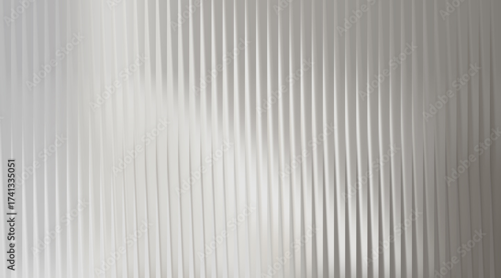 Fototapeta premium Abstract background with vertical ribbed texture and cool lighting