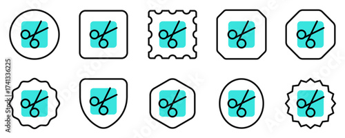 Editable vector scissors cut icon. Part of a big icon set family. Perfect for web and app interfaces, presentations, infographics, etc