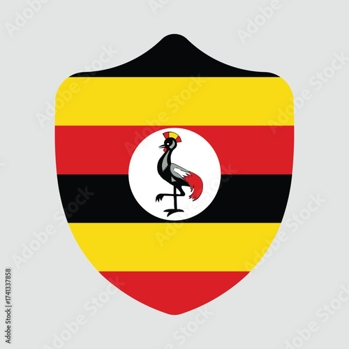 Free Download uganda shield on icon flag - GFXLoad