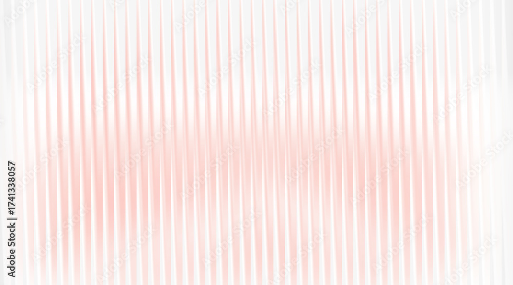 Obraz premium Abstract pink and white vertical wavy lines pattern