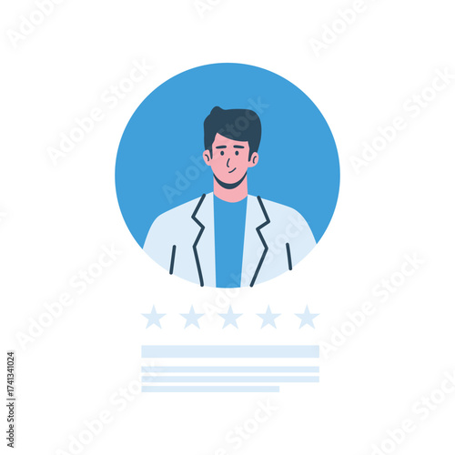 Illustration of an Doctor Profile