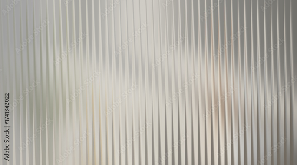 Obraz premium Textured background with vertical ribbed pattern, soft light and warm undertones