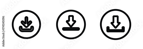 cloud download icon, download file icon, file download icon, download icon symbol vector,  vector illustration EPS 10.