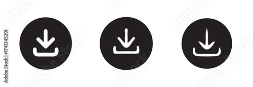 cloud download icon, download file icon, file download icon, download icon symbol vector,  vector illustration EPS 10.