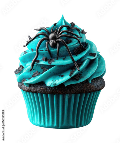 PNG Halloween theme cup cake halloween decoration chocolate.