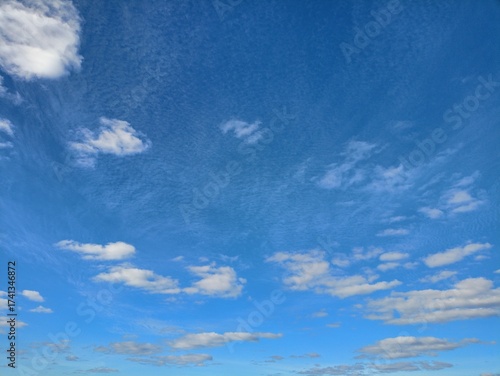 blue sky with clouds
