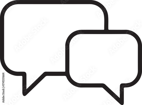 Minimalist communication icon