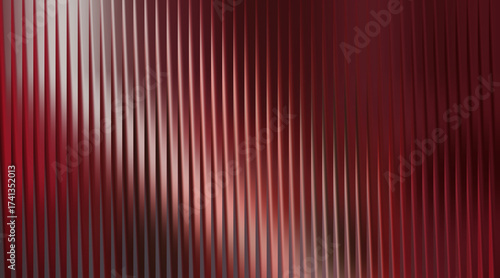 Foto Abstract background with vertical pleats and red and white gradient