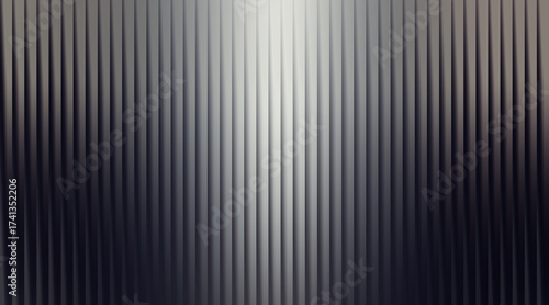 Abstract background with vertical ribbed texture and soft light
