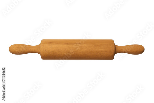 Wooden rolling pin for baking and cooking pastry