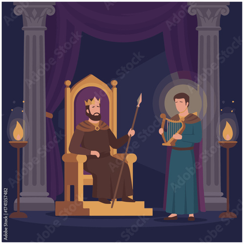 King Saul’s Jealousy of David (1 Samuel 18–24), bible story