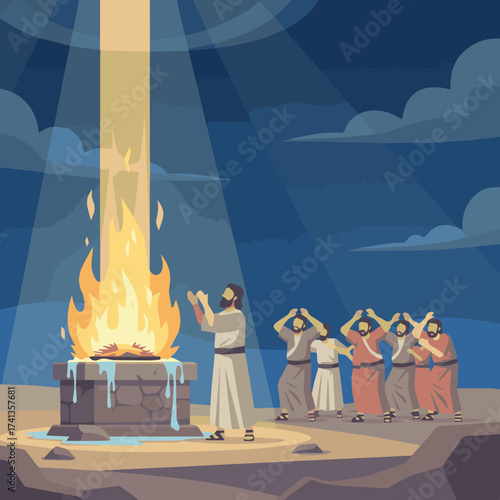Elijah and the Prophets of Baal (1 Kings 18)