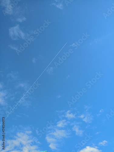 blue sky with clouds