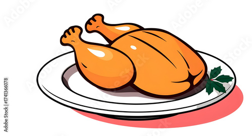 chicken, tandoori chicken, grilled meat, roasted poultry, baked meal, dinner icon, lunch icon, fast food icon, takeaway icon, restaurant icon, menu icon, culinary icon, chef icon, cooking icon, kitche