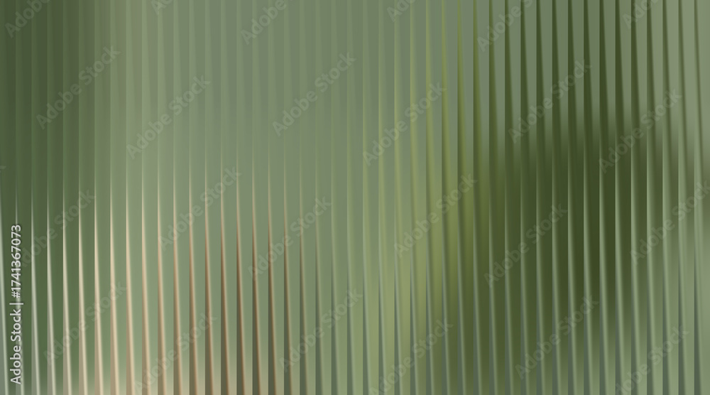 Obraz premium Abstract textured background with vertical lines and green hues