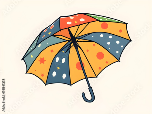 vintage umbrella colorful, retro umbrella vector, victorian umbrella rainbow, art deco umbrella illustration, 1920s umbrella colorful, parasol vintage vector, edwardian umbrella rainbow, steampunk umb