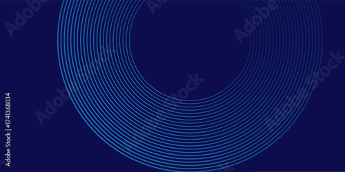 Modern Abstract blue background with glowing curved lines. simple blend nice