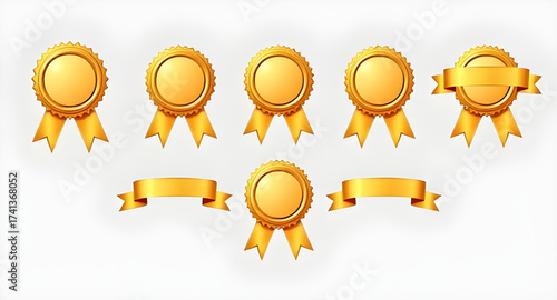 realistic gold medal, 3D gold medal, photorealistic medal, shiny gold medal, reflective gold medal, metallic texture medal, embossed gold medal, engraved gold medal, luxury gold medal, premium award m