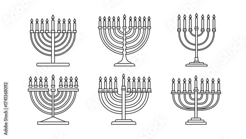 Traditional Jewish Symbols for Festivities and Celebrations