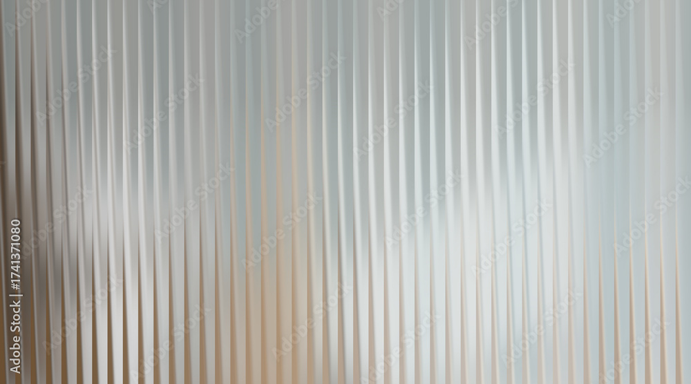 Obraz premium Abstract vertical ribbed texture with soft neutral colors