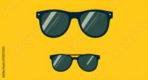 sunglass, eyewear, shades, vector, accessory, fashion, style, summer, cool, lens, reflection, UV protection, modern, trendy, glasses, frame, plastic, metal, polarized, isolated, illustration, white ba