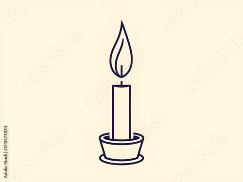 burning candle silhouette, candle flame vector, candlelight icon, candle shadow art, black candle silhouette, candle with flame, wax candle outline, spiritual candle design, memorial candle vector, ca