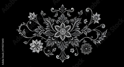 silver woven pattern, metallic textile art, floral embroidery texture, seamless decorative design, abstract luxury background, silver ornamental brocade, modern metallic floral art, fabric luxury text