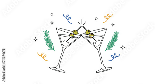 Cheers to celebrations and good times with cocktails.