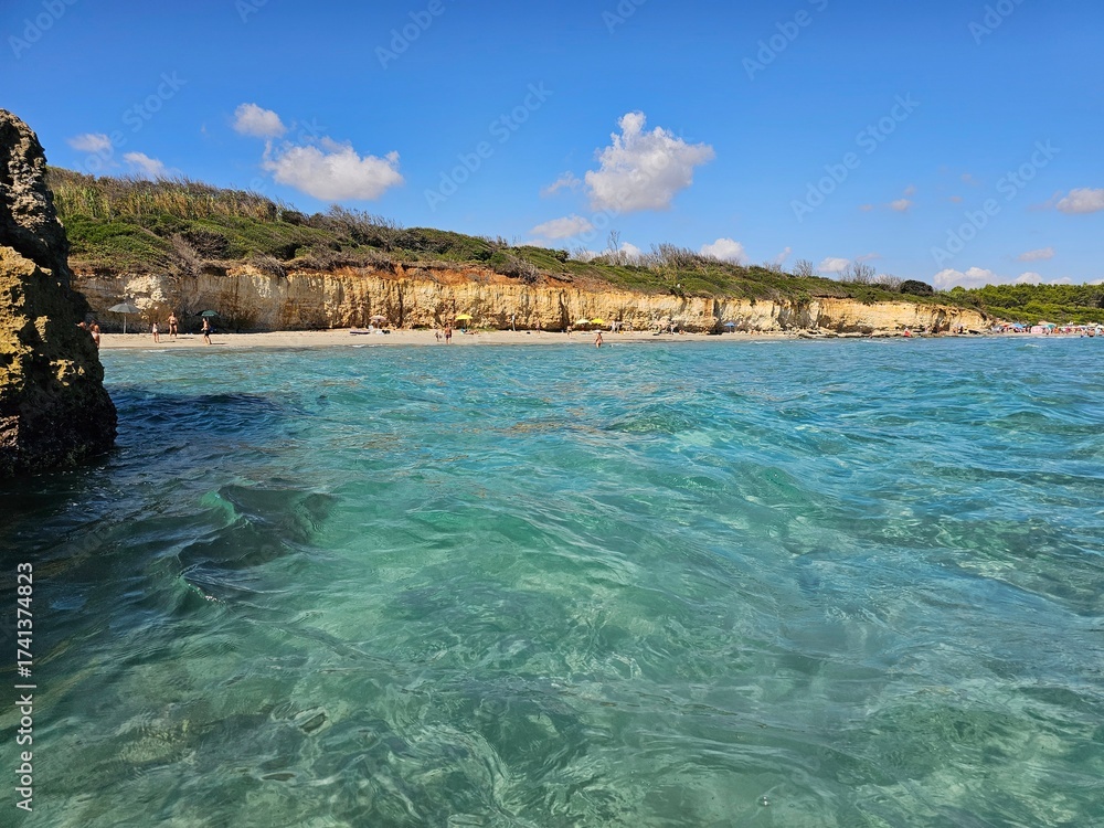 Fototapeta premium Baia dei Turchi, Salento, Apulien