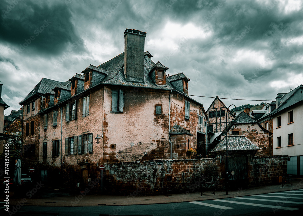 Obraz premium Small village in France