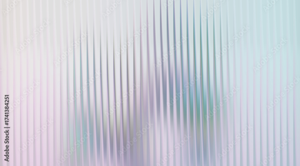Fototapeta premium Subtle pastel abstract background with vertical ribbed texture