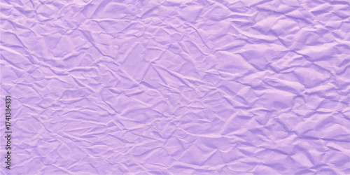 Old wrinkled pink crumpled paper texture background with rough creased sheet pattern