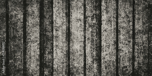 Old weathered dark brown wood texture wall pattern with grunge gray planks surface and rough black grain backdrop