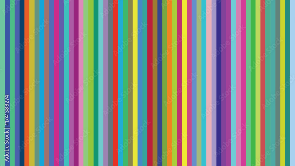 Fototapeta premium Colorful Stripes Background Abstract Vertical Lines Pattern Vibrant Design Wallpaper
