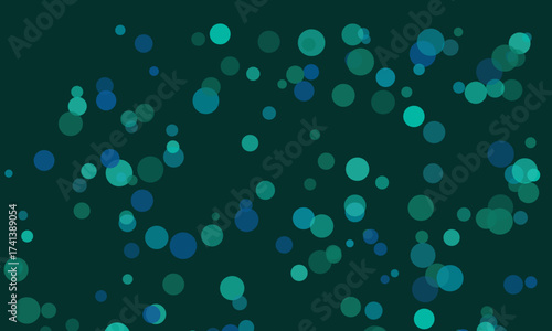 Minimalist teal circle background with depth and modern aesthetic appeal