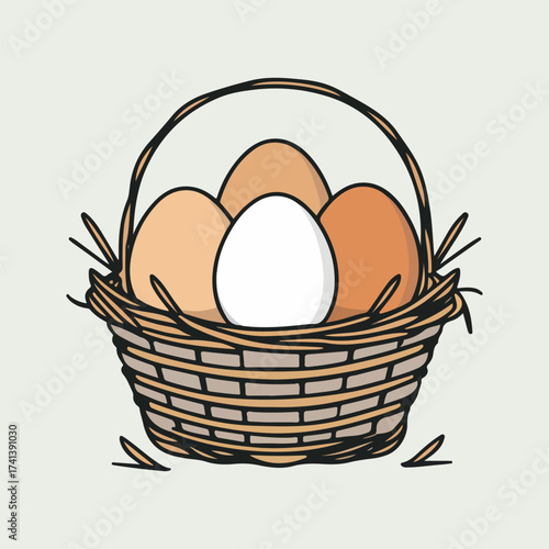 World Egg Day vector pack including sunny side up, scrambled eggs, egg baskets, minimal flat icons, egg patterns, cartoon faces, breakfast food illustrations for posters and stickers
