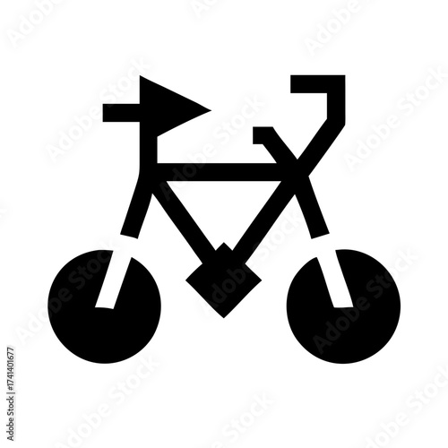 Vector art of bicycle icon
