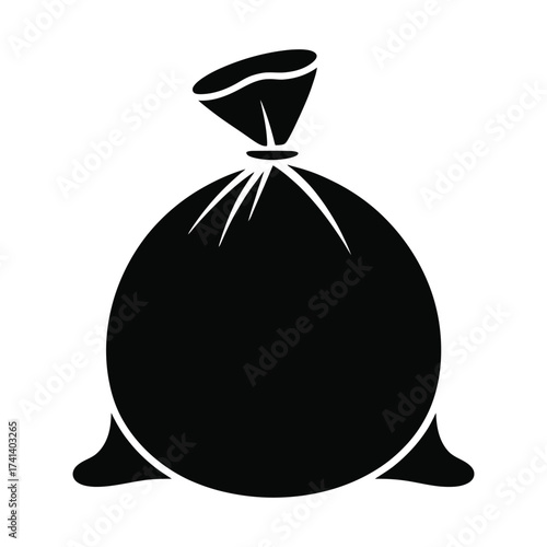 Present sack silhouette