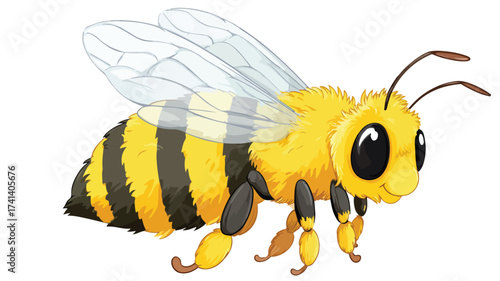 Adorable Bee Cartoon Vector Art for Cute Kids Designs and Illustrations
