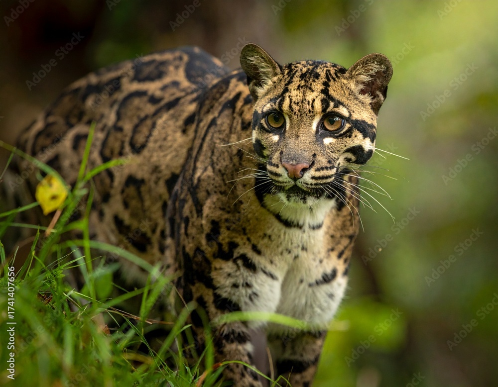 Obraz premium A clouded leopard