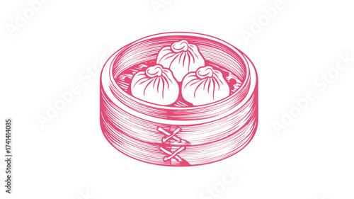Modern Dimsum Logo Vector Illustration for Professional Design Projects