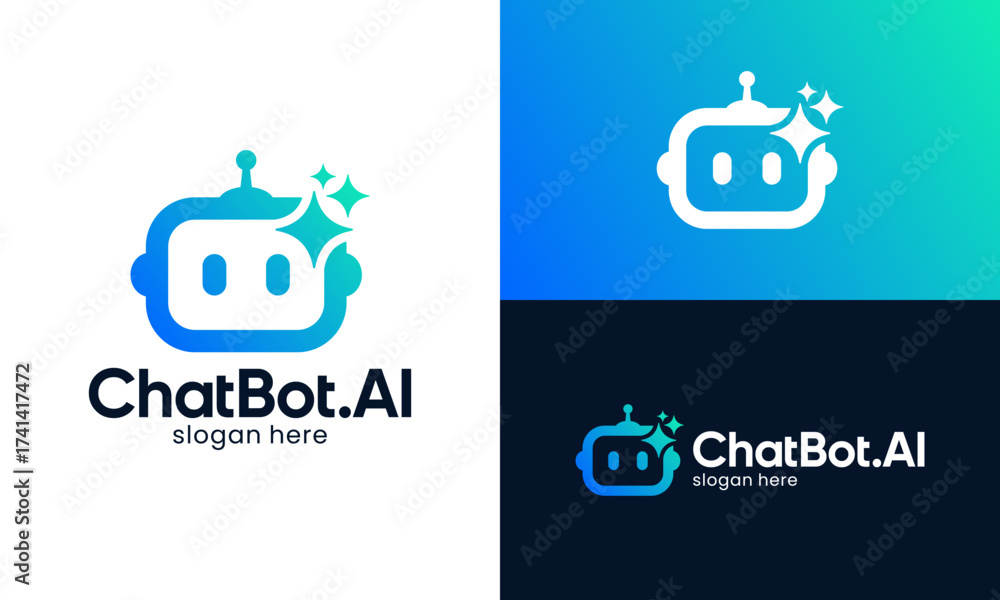 Foto Generative Ai logo design