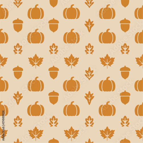 Festive thanksgiving celebration with autumn elements and decorative accents