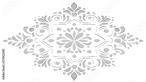 Exquisite Rangoli Stencil Template for Elegant Rangoli Designs
