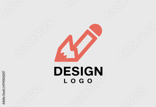 This graphic features a stylized pencil icon with a gradient design, representing creativity, design, and artistic expression in a modern and visually appealing manner.