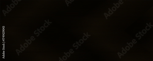 dynamic golden arc line technology design concept on black background