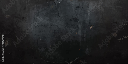 Dark old concrete grunge wall texture background with a rough vintage surface pattern.