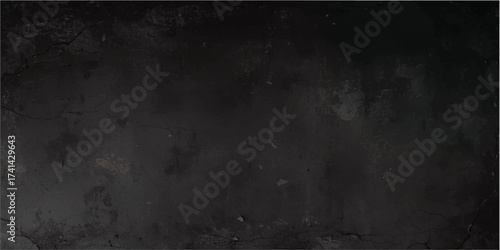 Old, dark grunge film strip texture against a rough concrete wall surface background.