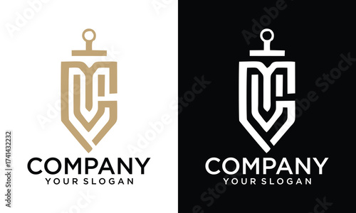 Creative MG law logo design inspiration	
