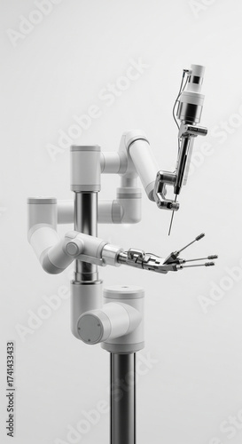 Surgical Robotic Arm with Multiple Instruments